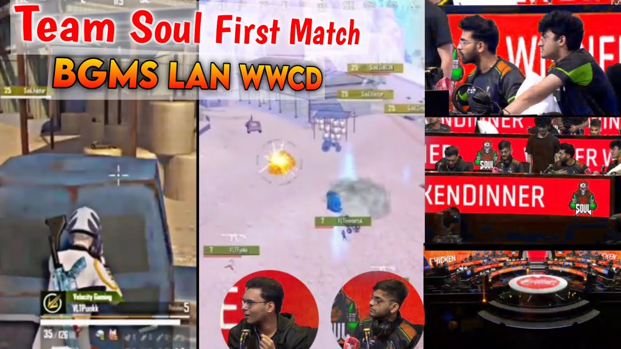 Team Soul First Match Wwcd In Bgms S2 Lan Evant | Team Soul Pahle Match ...