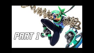 ARMS Walkthrough Part 1 - NINJARA Grand Prix (Switch Let's Play Commentary)