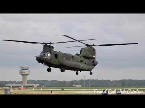 (4K) Royal Canadian Air Force Aircraft Arrivals | Hamilton Airport