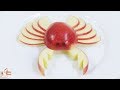 3 Fun Apples Cutting Garnish | Lavy Fuity