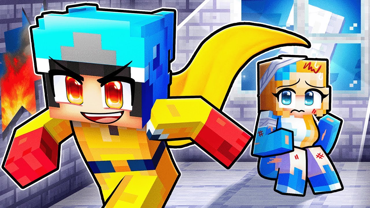 Playing as a PROTECTIVE ONE PUNCH MAN in Minecraft!