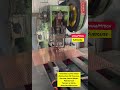 Automated mechanical power press working on a copper sheet CNC Punching Machine #pluging #viral