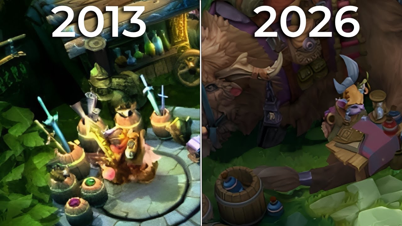 The First Two Minutes of League of Legends: 2013 vs 2026