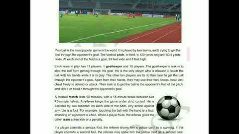 Grade 7 new course Unit 5 Lesson 2 Football