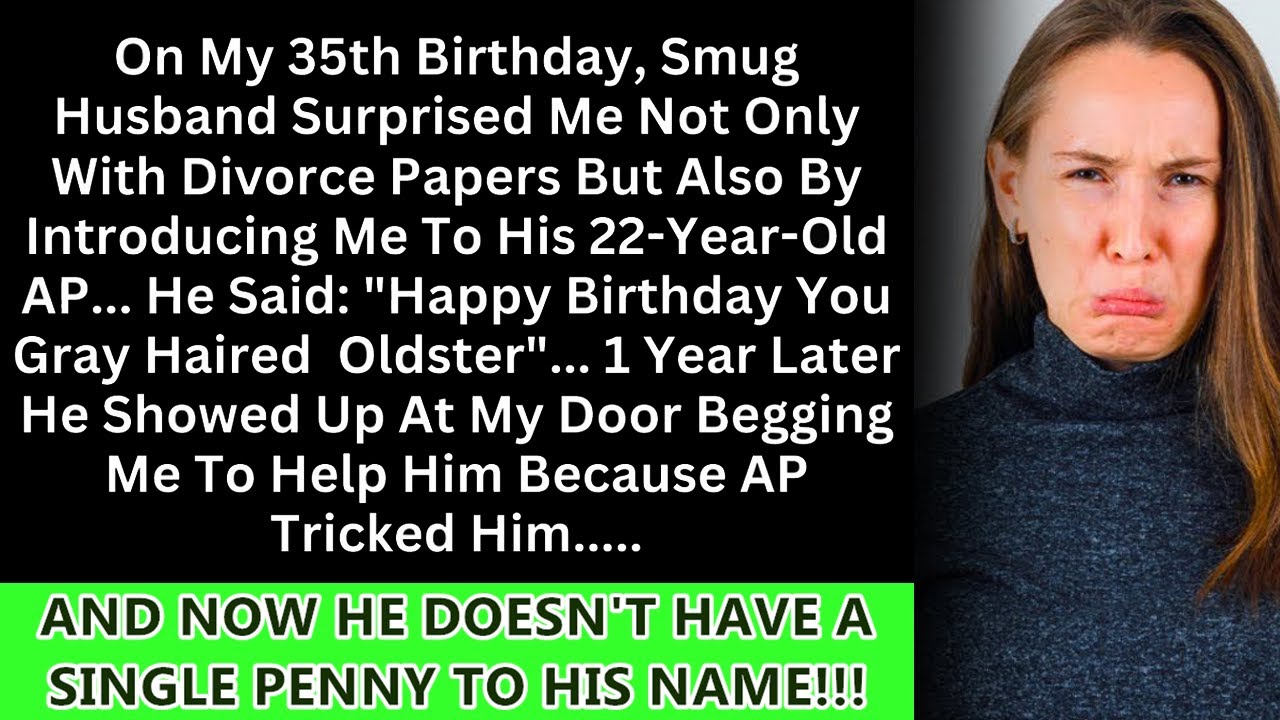 For my 35th birthday, my arrogant husband handed me divorce papers and