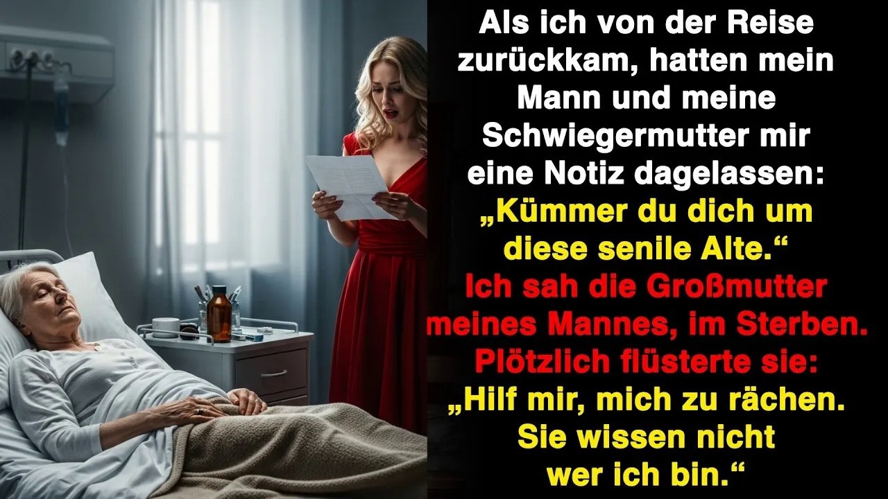 Das Haus war dunkel – das war falsch. Greta ließ nie das Außenlicht aus. Drinnen schlug mir Gestank entgegen: abgestandene Luft, Zigarettenrauch, etwas Saures. Überall Chaos. Und dann ein Zettel...