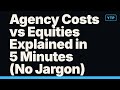 Agency Costs vs Equities Explained in 5 Minutes (No Jargon)