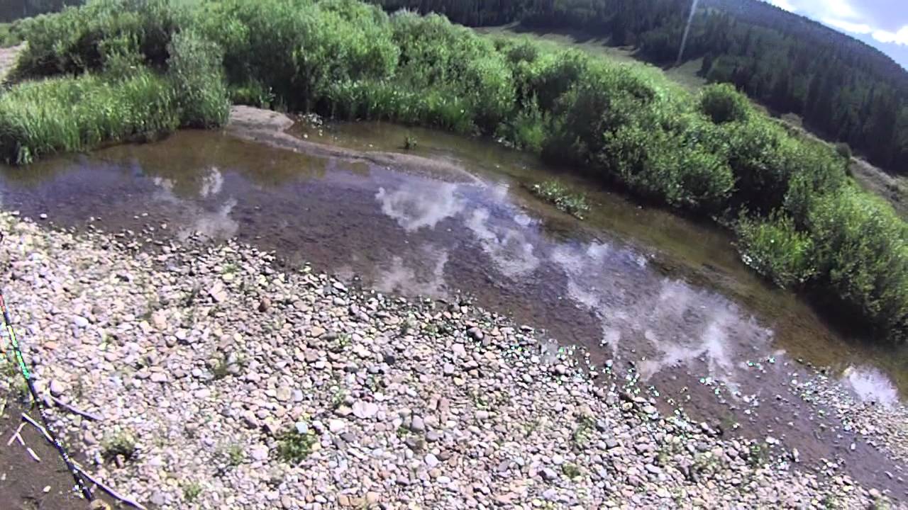 Brook trout fishing on Big Blue Creek around Lake city colorado YouTube