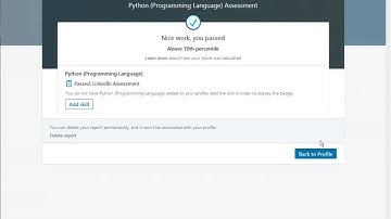 Linkedin Python Assessment 2020 – Successfully Passed