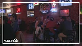 Fans at Jack and Dan's watched the big wins for Gonzaga on Tuesday night