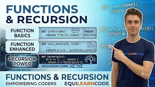 [English] Python Functions & Recursion Explained | Functions, Arguments & Recursion | Python 
