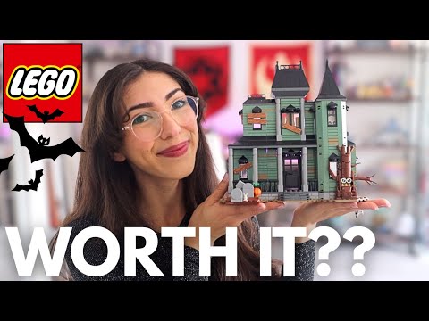 YouTube thumbnail: Are LEGO Creator 3-in-1s Worth It for JUST ONE BUILD? | Haunted House Review