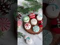 in loveee with these christmas macarons #christmascookies... #Shorts #thelittlecakela