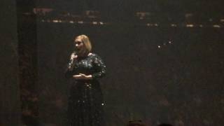Famous Adele Chasing Pavements with intro 9/22/16 Madison Square Garden  NY Profile