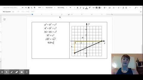 8th Grade Coordinate Plane Distance - Google Docs