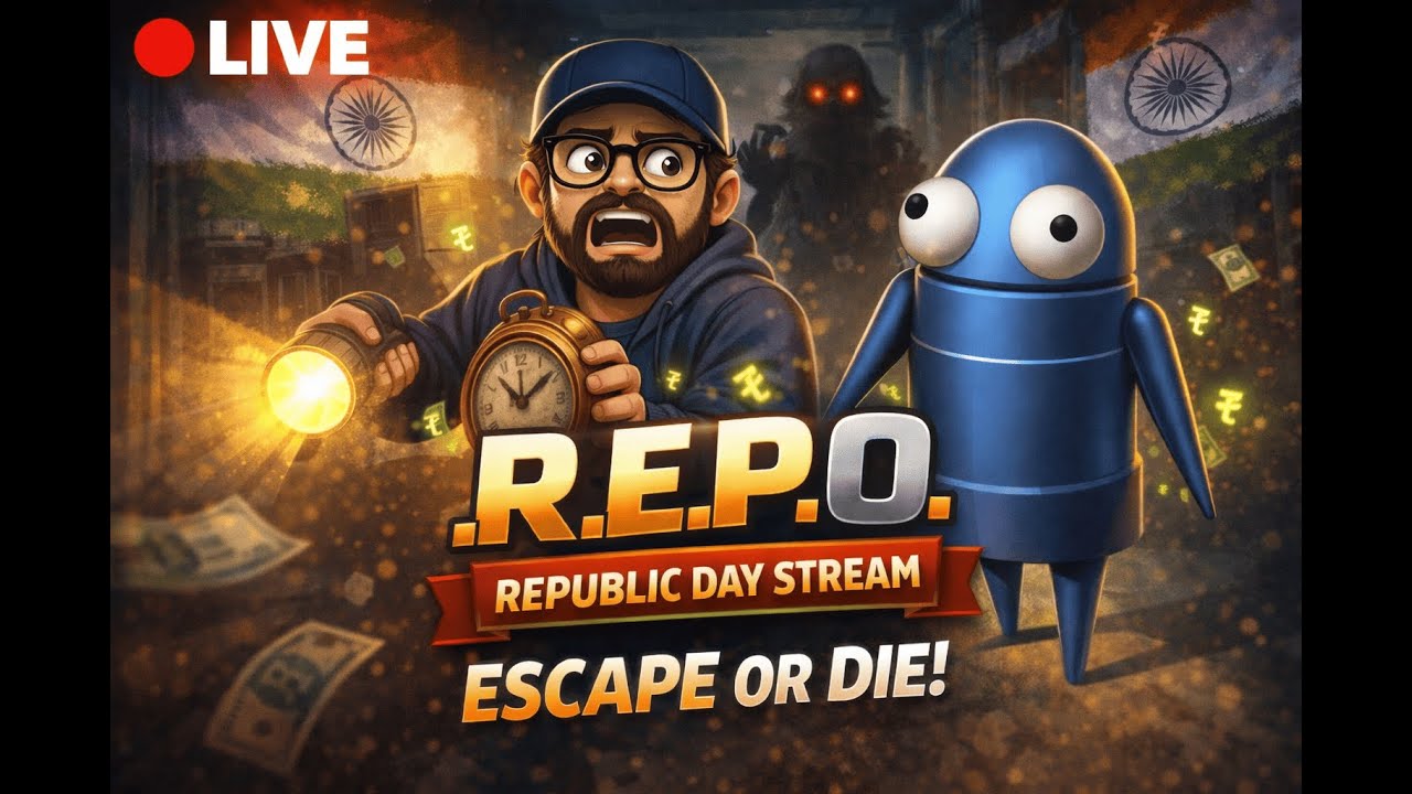 🔴R.E.P.O. Republic Day Special | Chaos, Screams & Survival LIVE!