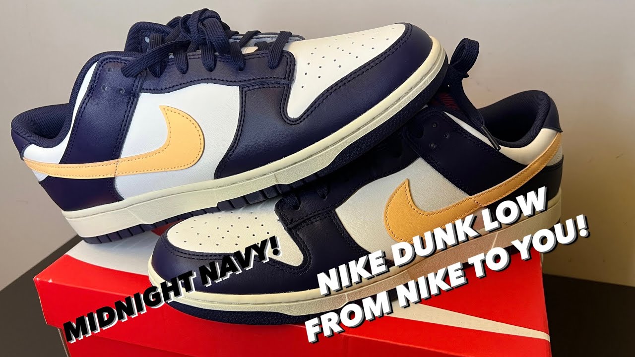Dunk Low From Nike, To You-Navy Nike Dunk Low  main image 2
