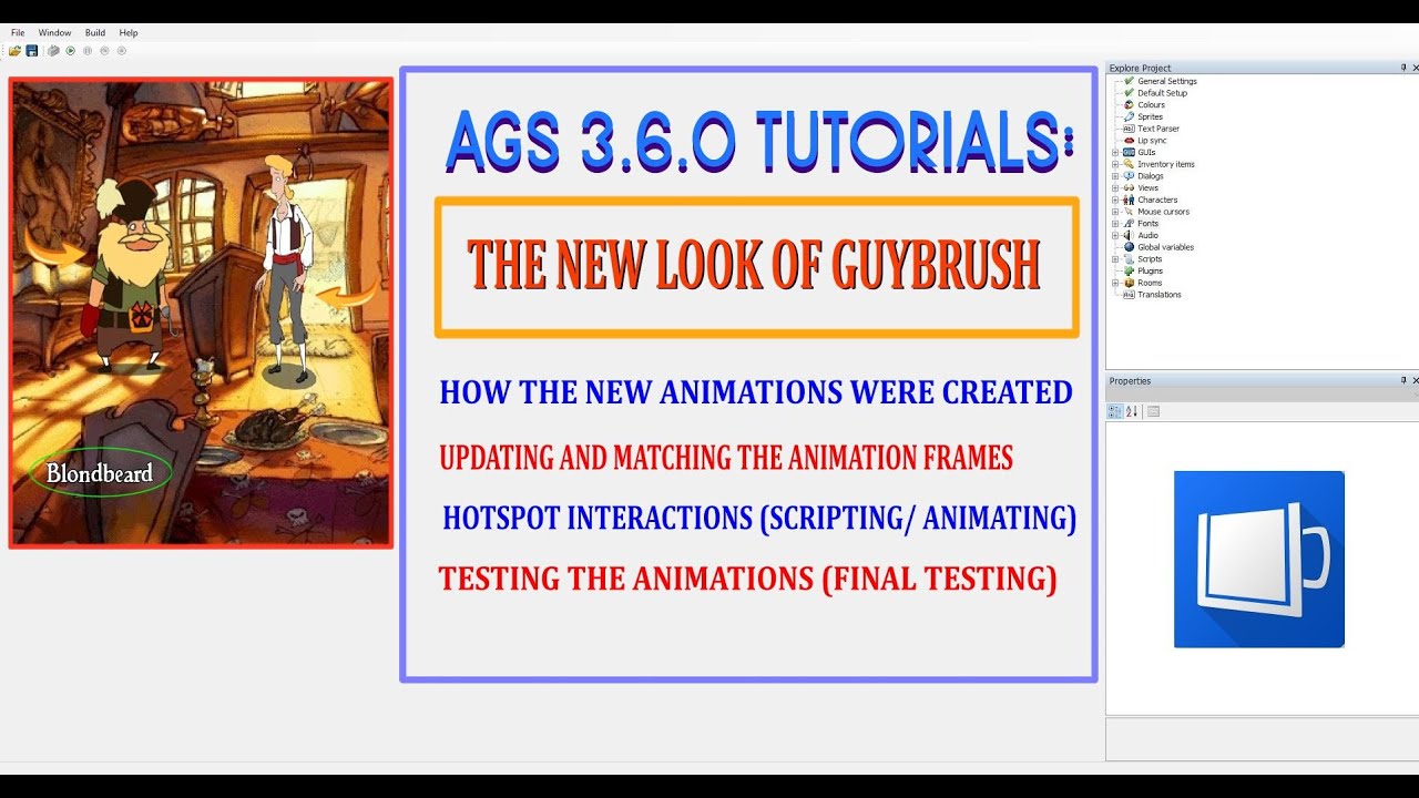 AGS 3.6.0 Tutorials: The New Look of Guybrush and Animation Updates ...