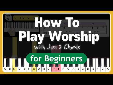 Beginner Worship Chords: Root and Fourth - Shine worship piano