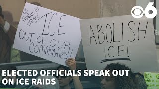 Elected officials speak out following protest against ICE raids in Rensselaer County