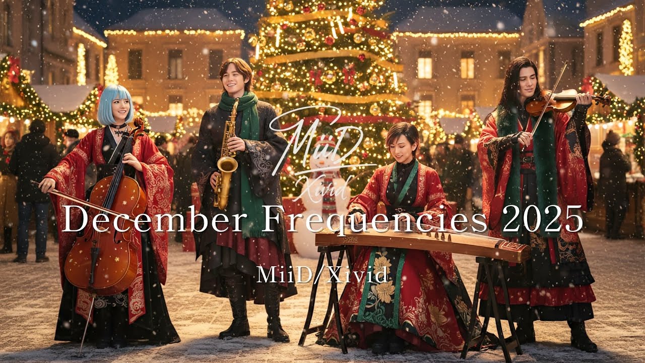 Playlist｜December Frequencies 2025 ❄️ MiiD x Xivid (Full Album) | Cozy Winter & Cyber Christmas BGM