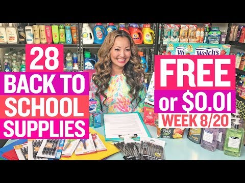 ★ 28 Back to School Supplies for FREE or $0.01 + Coupon Deals at Target & CVS (Week 8/20)