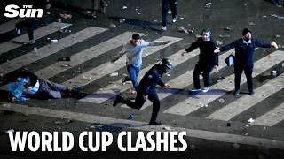 Argentina fans riot in Buenos Aires after World Cup defeat against Spain