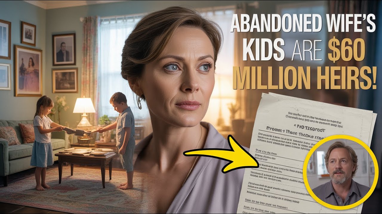 Incredible Twist: Abandoned Wife Discovers Three Adopted Kids Are Hidden Heirs to $60 Million!
