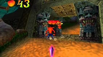 Crash Bandicoot 2: Cortex Strikes Back (PAL) 100% Walkthrough #006 Level 4: The Pits