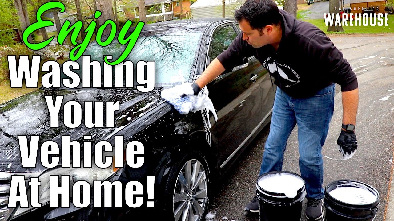 Enjoy Washing Your Car At Home! AutoDetailing StayHome 