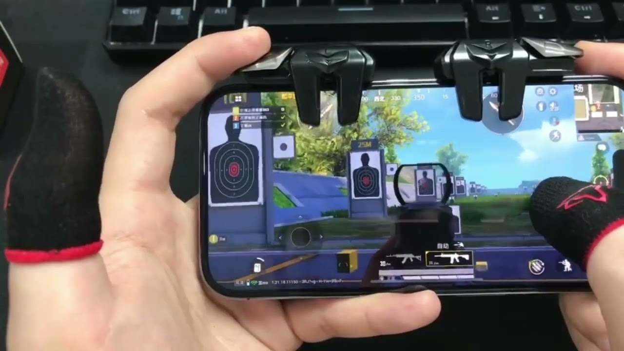 2in1 Game Trigger  + Finger Sleeves Pubg