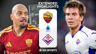 Roma vs Fiorentina Extended Highlights Serie A CBS Sports Golazo