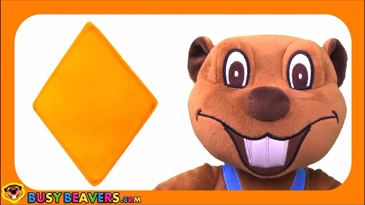 Colours Of The Shapes Orange Diamond Busy Beavers Remixed & Remade