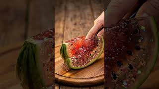 Jelly Watermelon ASMR 🍉✨ | Satisfying Glossy Slice &amp; Glitter Flow  #asmr #odlysatisfying  #slimeasmr
