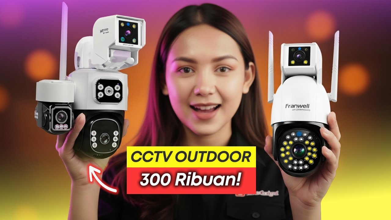 5 Rekomendasi CCTV Smart Outdoor Terbaik Harga 300 Ribuan‼️