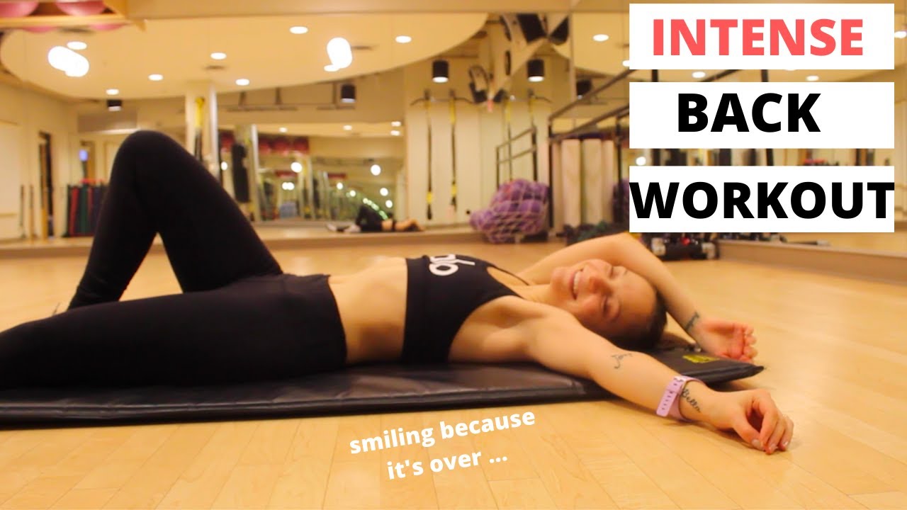 INTENSE WORKOUT BACK DAY!! Inspired by Krissy Cela YouTube