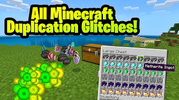 ALL MINECRAFT WORKING DUPLICATION GLITCHES 1.16.2 TUTORIAL! PS4,XBOX,PE,SWITCH