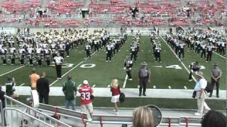 Ohio University Marching 110 - Cheer  - Postgame at Ohio State - September 18, 2010