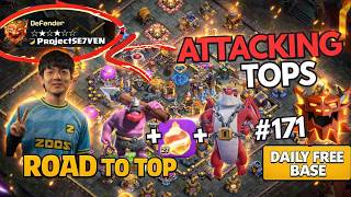 Attacking Top Players with This Army | FREE TH18 BASE LINK | Daily Ranked Attacks #171