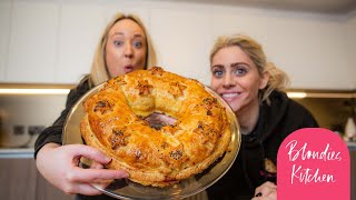 Giant Sausage Roll Wreath Blondies Kitchen Channel