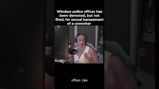 Is This Justice? Windsor Cop Keeps Badge After Criminal Harassment Conviction #shorts #WindsorEssex