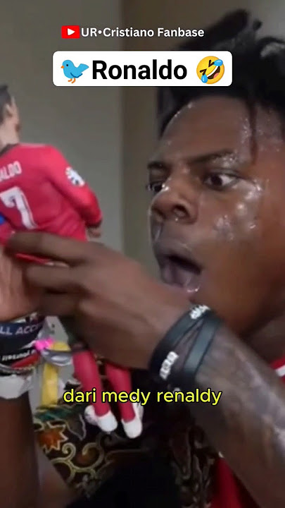 Ishowspeed Shocked to See Cristiano Ronaldo's Bird on Action Figure #speed #ishowspeed #ronaldo