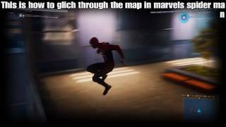 How to glitch out of the map in spiderman