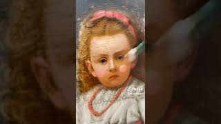 Famous 1872 Portrait of a Young Girl Brought Back to Life - Fine Art Restoration Profile