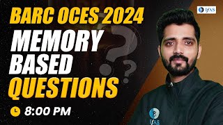 BARC OCES Memory Based Question 2024 | BARC OCES Chemistry Question Discussion 2024 | IFAS