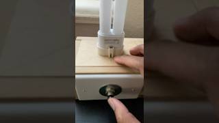Homemade Manual Preheat Dual Fluorescent Light Fixture