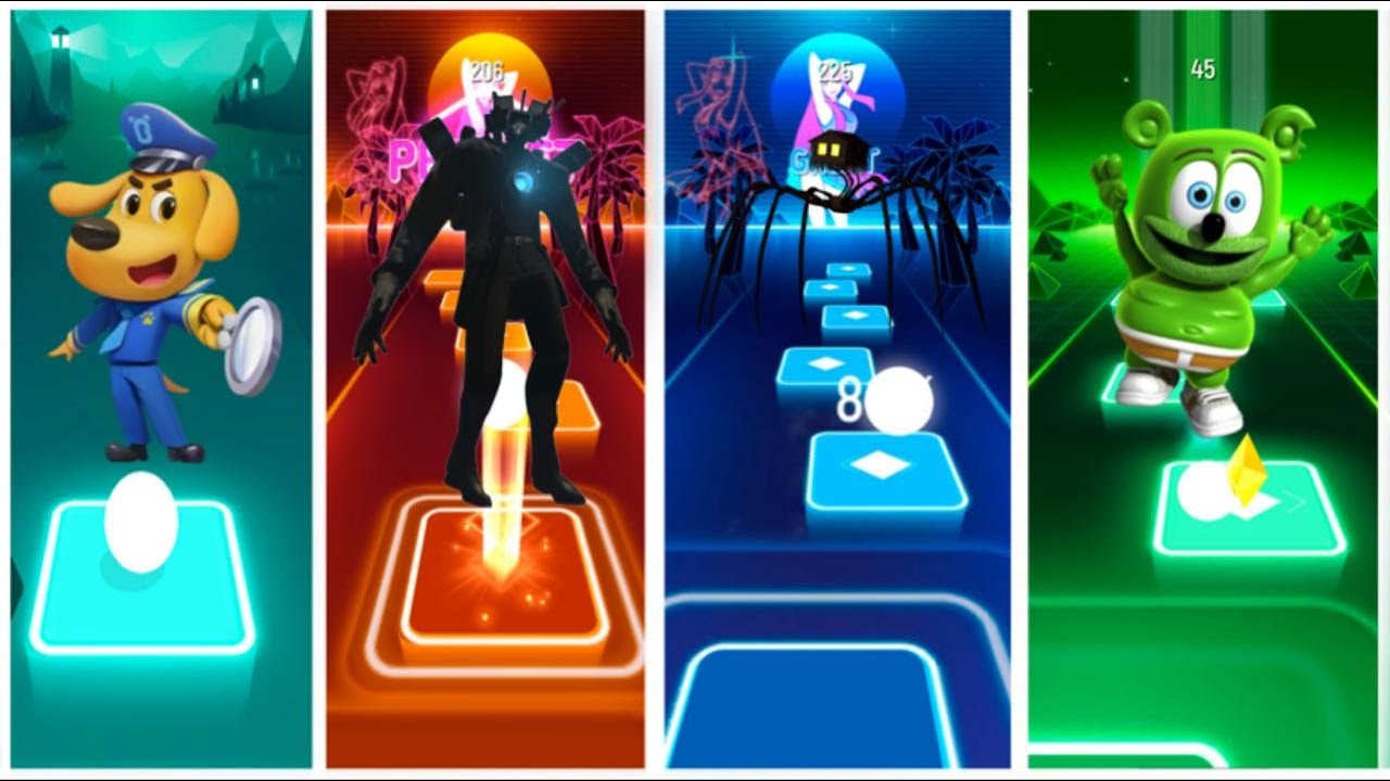 Sheriff Labrador 🆚 Cameraman 🆚 House Head 🆚 Gummy Bear / Who is Best?