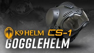 K9 Helm CS-1 GoggleHelm: Ultimate Head Protection for Police &amp; Military K9s