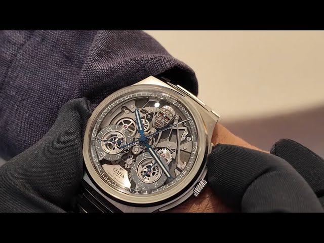 Czapek Antarctique Rattrapante R.U.R. dial-side split-seconds