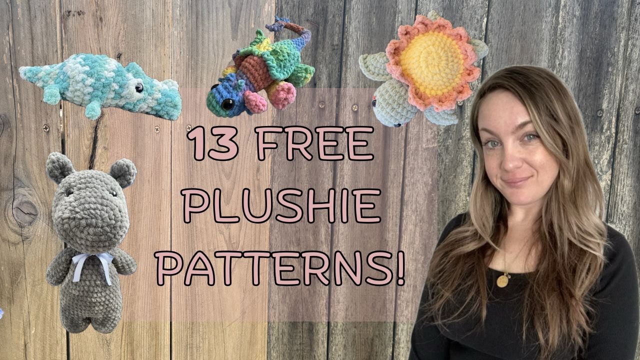 13 FREE Crochet Plushie Patterns You Can Make Today - YouTube